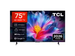 MediaMarkt Tcl 75p6l 4k Google Tv - Ultra Hd Led-tv 75 Inch 2026 aanbieding