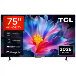 MediaMarkt Tcl 75p6l 4k Google Tv - Ultra Hd Led-tv 75 Inch 2026 aanbieding