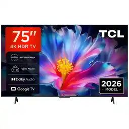 MediaMarkt Tcl 75p6l 4k Google Tv - Ultra Hd Led-tv 75 Inch 2026 aanbieding