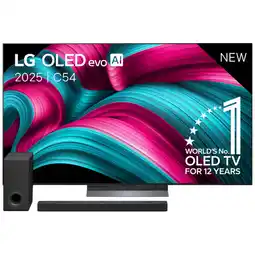MediaMarkt LG Oled55c54la Oled Evo Smart 4k Tv 55 (2025) + S80ty Dolby Atmos Soundbar Bundel aanbieding