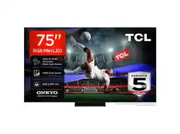 MediaMarkt Tcl 75rm7l Rgb-mini Led Google Tv - Ultra Hd 4k Mini-led-tv 75 Inch 2026 aanbieding