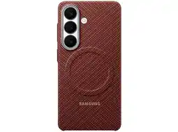 MediaMarkt Samsung Carbon Magnet Telefoonhoesje Voor Samsung Galaxy S26 Rood aanbieding