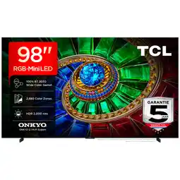 MediaMarkt Tcl 98rm7l Rgb-mini Led Google Tv - Ultra Hd 4k Mini-led-tv 98 Inch 2026 aanbieding