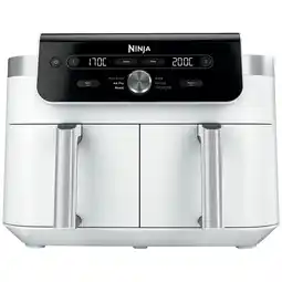 MediaMarkt Ninja Dz901euwh Dualzone Xl - Frituurpan Wit 475 L 2470 W Aantal Frituurmanden: 2 aanbieding