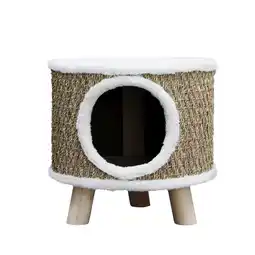Pets Place Adori Krab- En Ligmeubel Roxy - Krabmeubel - 36 cm Naturel Wit aanbieding