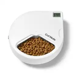 Pets Place Cat Mate Voerbak Voor 3 Maaltijden - Kattenvoerbak - Wit aanbieding