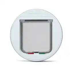 Pets Place Cat Mate Glazen Fitting Kattenluik - Kattendeur - Wit aanbieding
