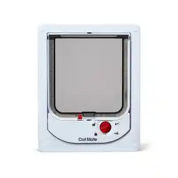 Pets Place Cat Mate Electromagnetich Kattenluik - Kattendeur - Wit aanbieding