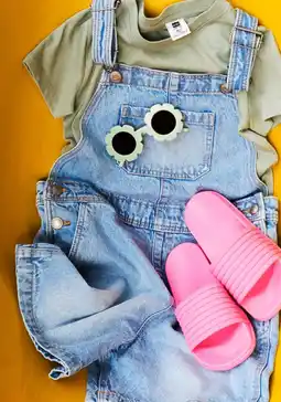 HEMA Denim kindertuinbroek aanbieding