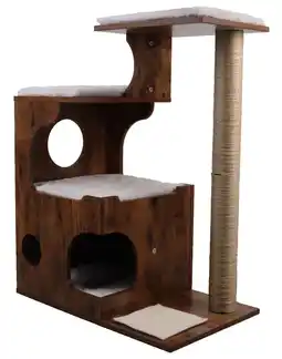 Pets Place Adori Kattenmeubel Sari - Krabpalen - 66x42x84 cm Bruin aanbieding