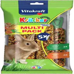 Pets Place Vitakraft Konijn Kräcker Voordeelpak - Konijnensnack - 5 stuks aanbieding