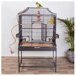 Pets Place Keddoc Vogelkooi Florida - Vogelverblijven - 82x54x155 cm Donkergrijs aanbieding