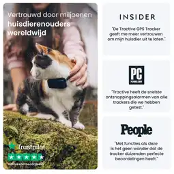 Pets Place Tractive Gps Cat Mini - Kattenlocatievinder - 5.5x2.8x1.7 cm Dark Navy Geschikt Voor Katten 3 Kg aanbieding
