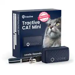Pets Place Tractive Gps Cat Mini - Kattenlocatievinder - 5.5x2.8x1.7 cm Dark Navy Geschikt Voor Katten 3 Kg aanbieding