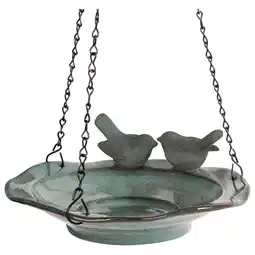 Pets Place Wildbird Waterschaal Traunsee - Vogel - Voerbak- Drinkbak - Ø27x12.7 cm Groen aanbieding