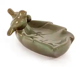 Pets Place Wildbird Waterschaal Almsee - Vogel - Voerbak- Drinkbak - 32x18x12 cm Groen aanbieding