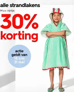 HEMA Alle strandlakens aanbieding