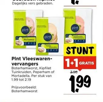 Vomar Voordeelmarkt Plant Vleeswarenvervangers aanbieding