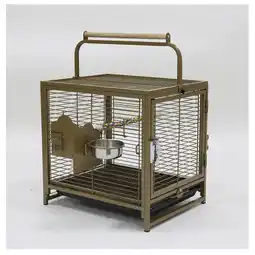 Pets Place Keddoc Transportkooi Transporter - Vogelverblijven - 47.6x37.5x45.7 cm Goud aanbieding