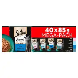 Pets Place Sheba Delicatesse Vis In Saus - Multipack - Kattenvoer - Vis 40x85 g aanbieding