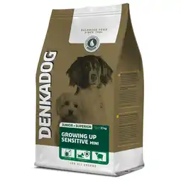 Pets Place Denkadog Growing Up Sensitive Mini - Hondenvoer - Lam Rijst 3 kg aanbieding