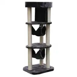 Pets Place Adori Krabpaal Pip - Krabpalen - 50x40x129 cm Grijs Wit aanbieding