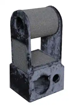 Pets Place Adori Krabpaal Elsa - Krabpalen - 40x35x80 cm Donkergrijs aanbieding