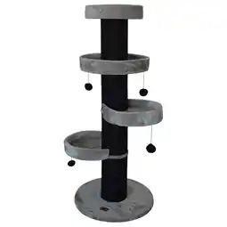 Pets Place Adori Krabpaal Pilou - Krabpalen - 60x60x145 cm 24 kg Grijs aanbieding