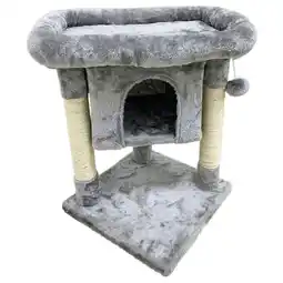 Pets Place Adori Krabpaal Shira - Krabpalen - 40x40x60 cm 4 kg Grijs aanbieding