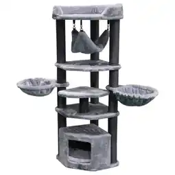 Pets Place Adori Krabpaal Balise - Krabpalen - 40x40x120 cm Grijs aanbieding