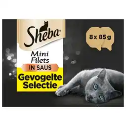Pets Place Sheba Alu Multipack Mini Filets Traiteur - Kattenvoer - 8x85 g aanbieding