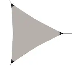 Pets Place Progarden Schaduwdoek - Schaduwdoek - 360x360x360 cm Taupe aanbieding