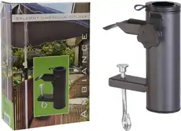 Pets Place Ambiance Parasolhouder Balkon - Parasolvoet - Grijs aanbieding