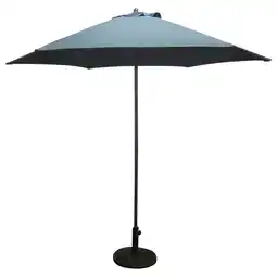 Pets Place Bestgarden Parasol Aluminium Push Up - Tuinmeubelen - Ø2.5 m Antraciet aanbieding