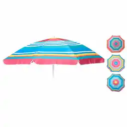 Pets Place Homestyle Strandparasol Gestreept - Recreatie - Ø143 cm Assorti aanbieding