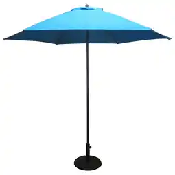 Pets Place Bestgarden Parasol Aluminium Push Up - Tuinmeubelen - Ø2.5 m Blauw aanbieding