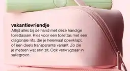 HEMA Toilettas met diagonale rits aanbieding