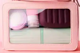 HEMA Toilettas dubbellaags transparant aanbieding