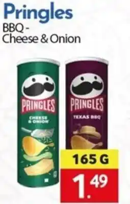 Tanger Markt Pringles BBQ- Cheese & Onion aanbieding