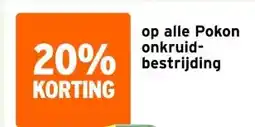 GAMMA op alle Pokon onkruid- bestrijding aanbieding