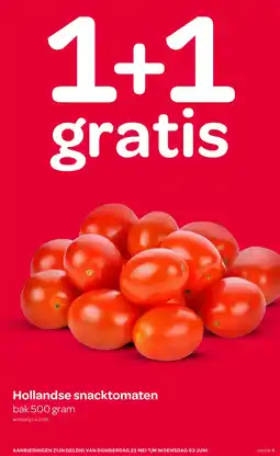 Spar Hollandse snacktomaten aanbieding