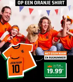 Spar Oranje shirt aanbieding