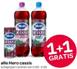 Spar Alle Hero cassis aanbieding