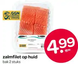 Spar Zalmfilet op huid aanbieding