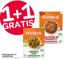 Spar Alle Honig soep of maaltijdmixen aanbieding