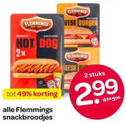 Spar Alle Flemmings snackbroodjes aanbieding
