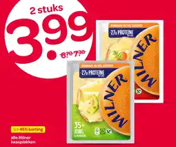 Spar Alle Milner kaasplakken aanbieding