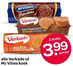 Spar Alle Verkade of McVities koek aanbieding