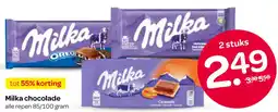 Spar Milka chocolade aanbieding