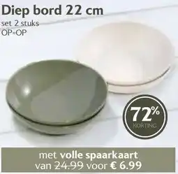 De Boerenschuur Diep bord aanbieding